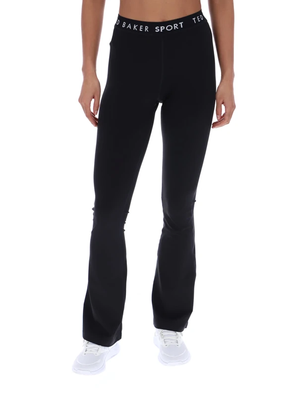 Ted Baker Sport Womens Christine Essentials Flare Leggings Black