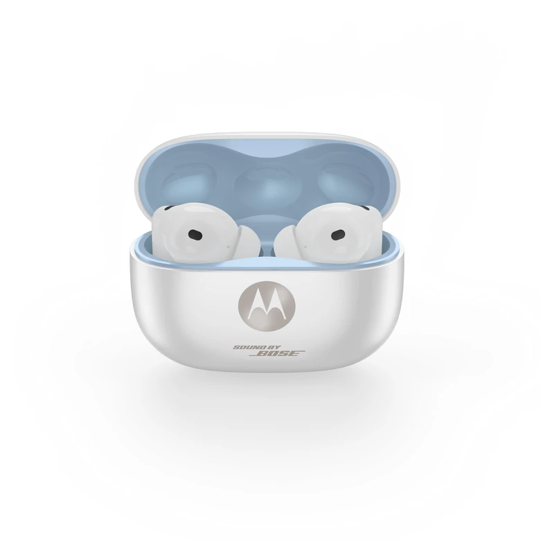 Moto Buds 2 Plus - Bright White - Image 1