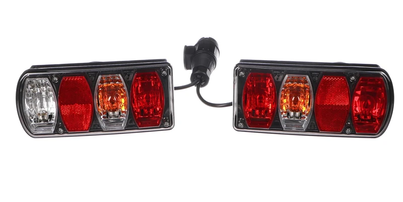 SIXTOL E-BIKE PREMIUM | Rear Lights with Cable 13pin | Bike Carrier Lighting Kit