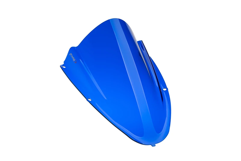Puig 22644A Z-Racing Screen in 3 mm acrylic aerodynamic 30 mm taller double height and side air channels racing design and high UV resistance, Blue. - Image 1