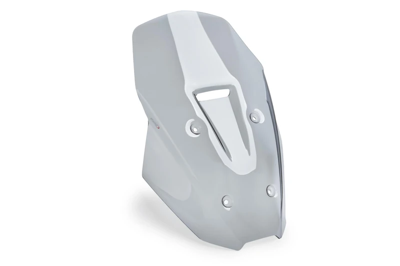 Puig 22576H V-Tech Line Touring Screen in 4 mm acrylic aerodynamic 130 mm taller angular profile air channeling and high UV resistance, Light Smoke.