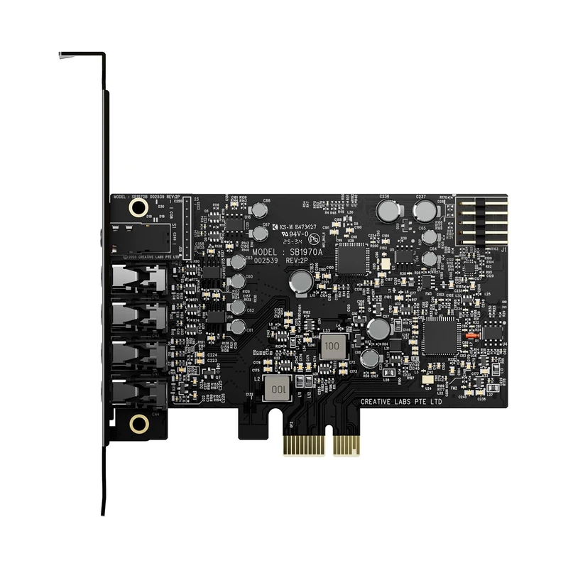 CREATIVE Sound Blaster Audigy Fx Pro Hi-res PCI-e Sound Card with 7.1 Discrete and Virtual Surround, and AutoEq for PC - Image 1