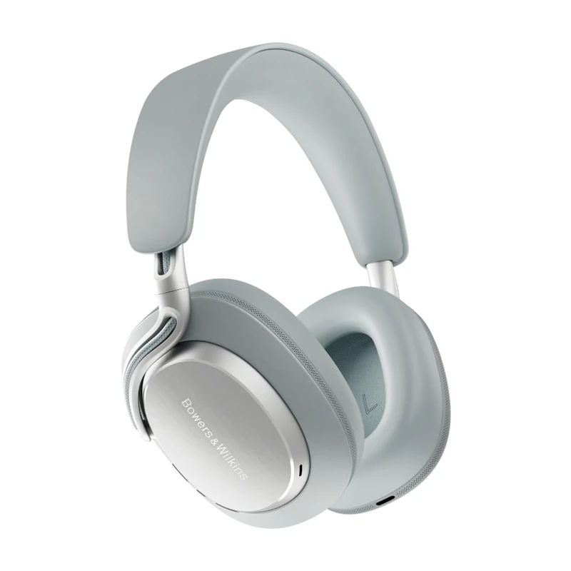 Bowers & Wilkins Px8 S2 Noise Cancelling Wireless Headphones with Bluetooth Audio, & Quick Charge, 30 Hours of High-Resolution Playback and Built-In Microphone - Pearl Blue