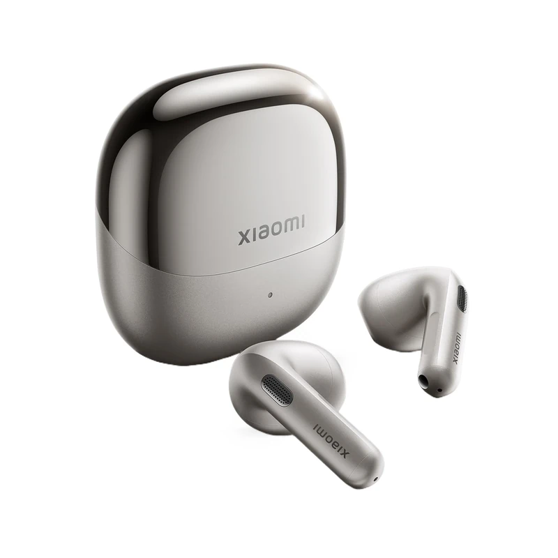 XIAOMI Buds 6 Wireless Earbuds, Hi-Fi Sound with Harman Audio Tuning, Qualcomm Lossless Audio, 3-Mic AI Noise Cancellation, Dual Device Connection, Fast Pair, All-Day Comfort Fit, Titan Grey