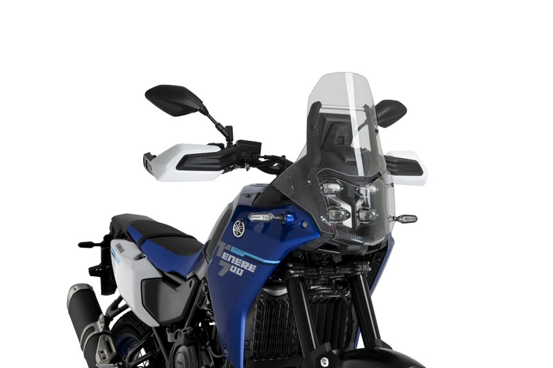 Puig 22518W Headlight Protector in 3 mm scratch-resistant polycarbonate with quick-clip system and high impact and UV resistance for maximum front protection, Transparent.