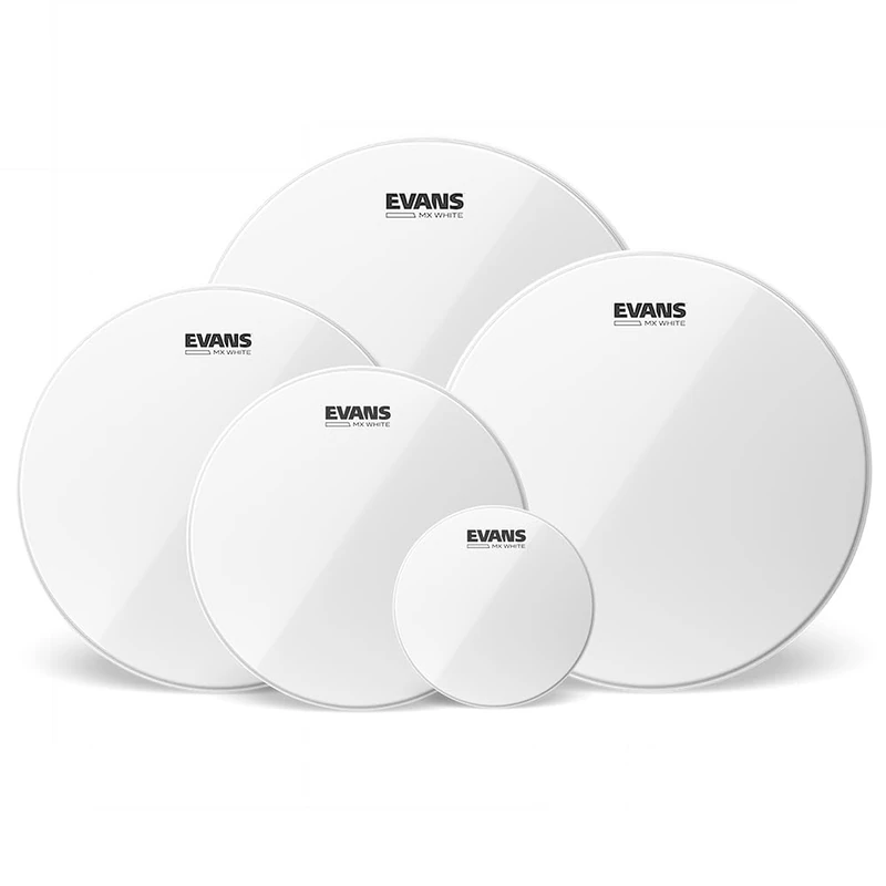 EVANS MX White Tenor Pack (6 inch, 10 inch, 12 inch, 13 inch, 14 inch) - Image 1