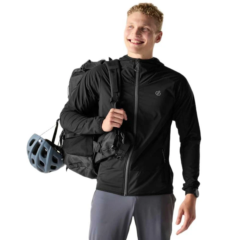Dare2b Men's Endurance Lightweight Stretch Hiking Midlayer, Durable Water Repellent Walking Jacket