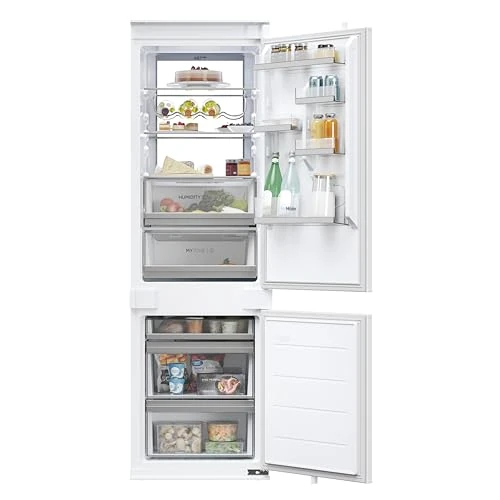 Haier Integrated Fridge Freezer, C Rated, Total No Frost, 268L Total Capacity, White, 177x54x55cm - HBW7518CTK
