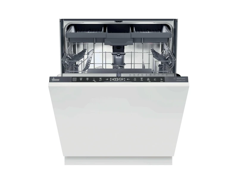 Hoover Integrated 60cm Dishwasher, 14 Place Settings, A Energy Rating, WiFi & Bluetooth Connectivity, Anthracite Bezel - HI 4A4S3PSA-80