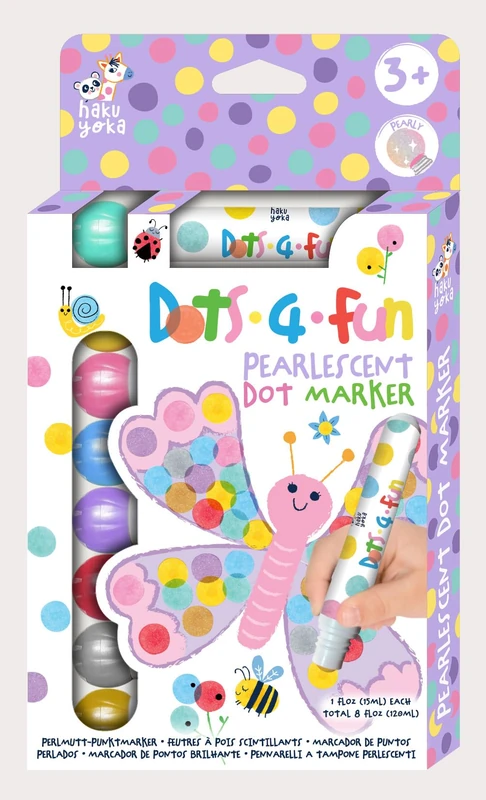 Avenir Haku Yoka Dots4Fun Pearlescent Dot Markers