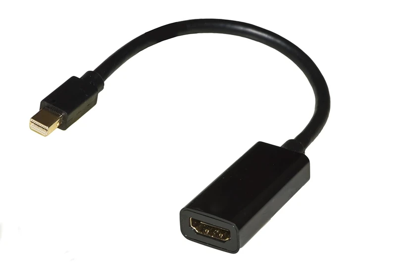 LINK LKADAT20103 - Pack of 3 Mini DisplayPort Male to HDMI Female Adapters - Gold Contacts, 4K×2K 60Hz HDR RGB 4:4:4 - Compatible PC, Notebook, Monitor, HDTV