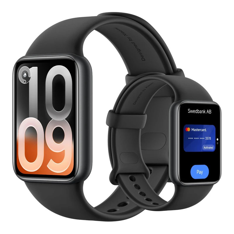 XIAOMI Smart Band 10 Pro NFC, Fitness tracker for Men and Women, 1.74" AMOLED display, Upgraded sleep algorithm, 21 Days Battery Life, Dual-device message sync, 150+ sports modes, 5ATM, Black