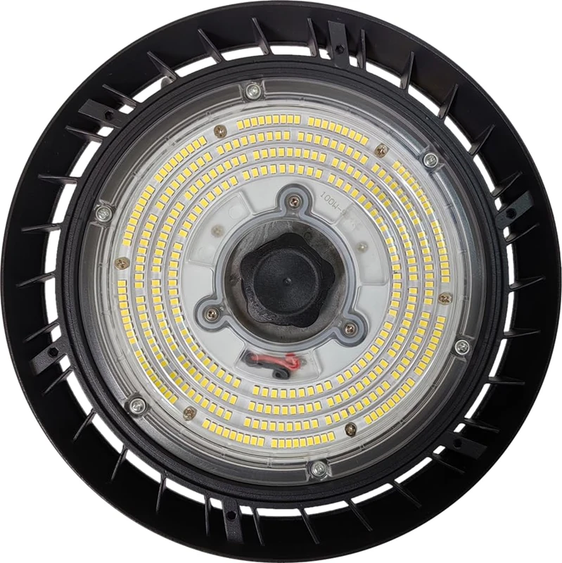 Berger & Schröter UFO High Bay Light Hallspot, 150 W, Energy Efficiency Class D, 18,000 Lumens, 6000 K White Light, IP66, with Motion Sensor - Image 1