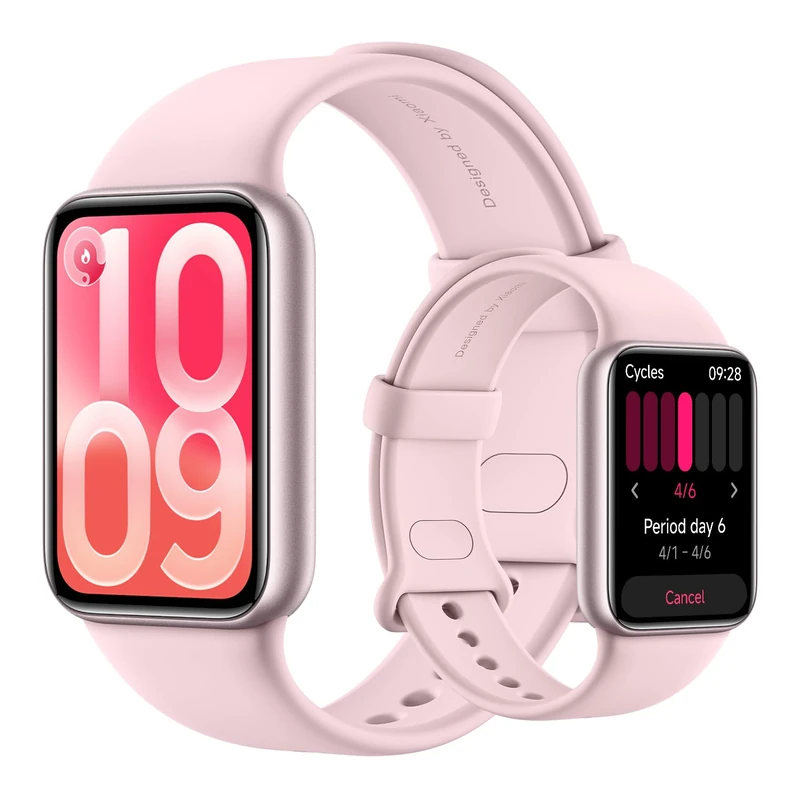 XIAOMI Smart Band 10 Pro, Fitness tracker for Men and Women, 1.74" AMOLED display, Upgraded sleep algorithm, 21 Days Battery Life, Dual-device message sync, 150+ sports modes, 5ATM, Pink