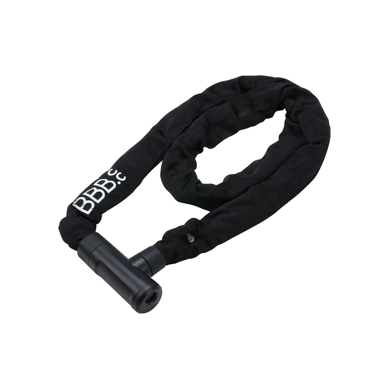 BBB Cycling KeyGuard Keyed Chain Lock - 5mm x 100cm - Robust Hardened Steel Links - 3 Keys - BBL-115 - Image 1