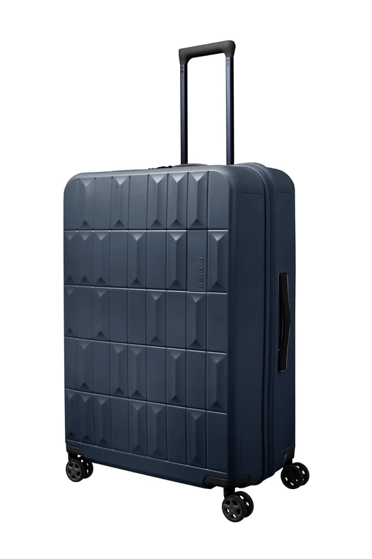 Travelite PANELLO Hard Shell Suitcase with TSA Combination Lock, 4 Double Wheels, Large ABS Travel Suitcase, 51 x 76 x 30 cm, 100 L, 4.4 kg