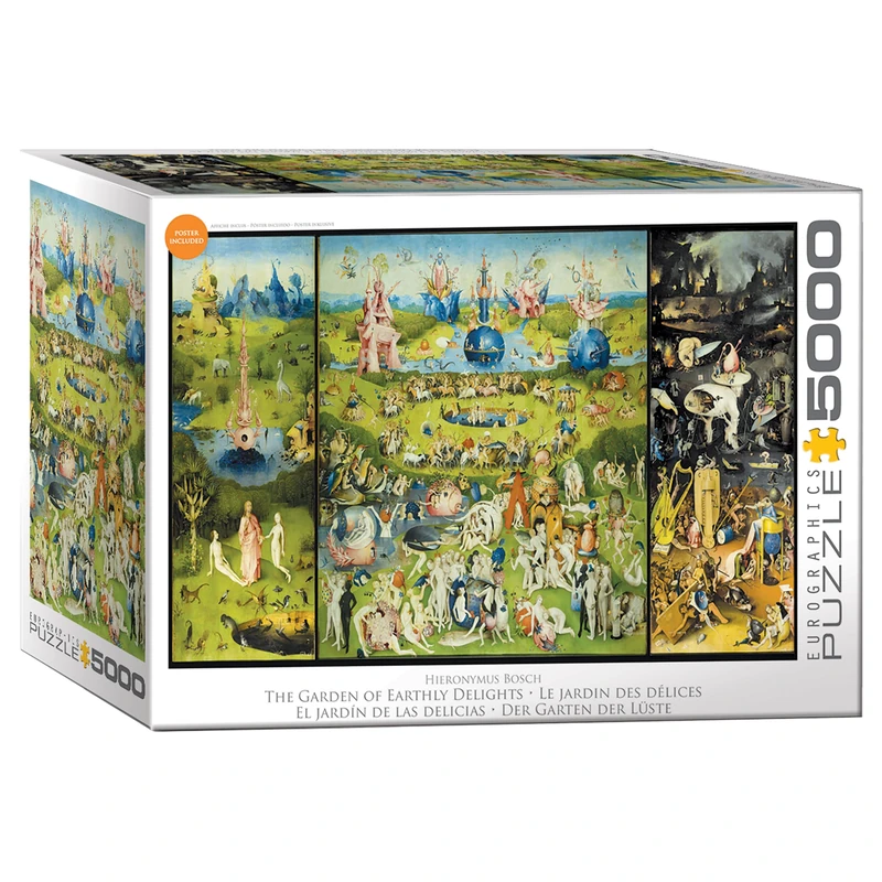 The Garden of Earthly Delights 5000 by Hieronimous Bosch