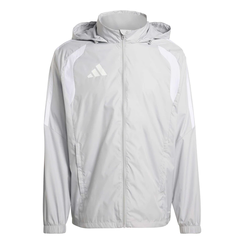 adidas Men's Tiro 26 League Windbreaker Coat, team light grey/white, L - Image 1