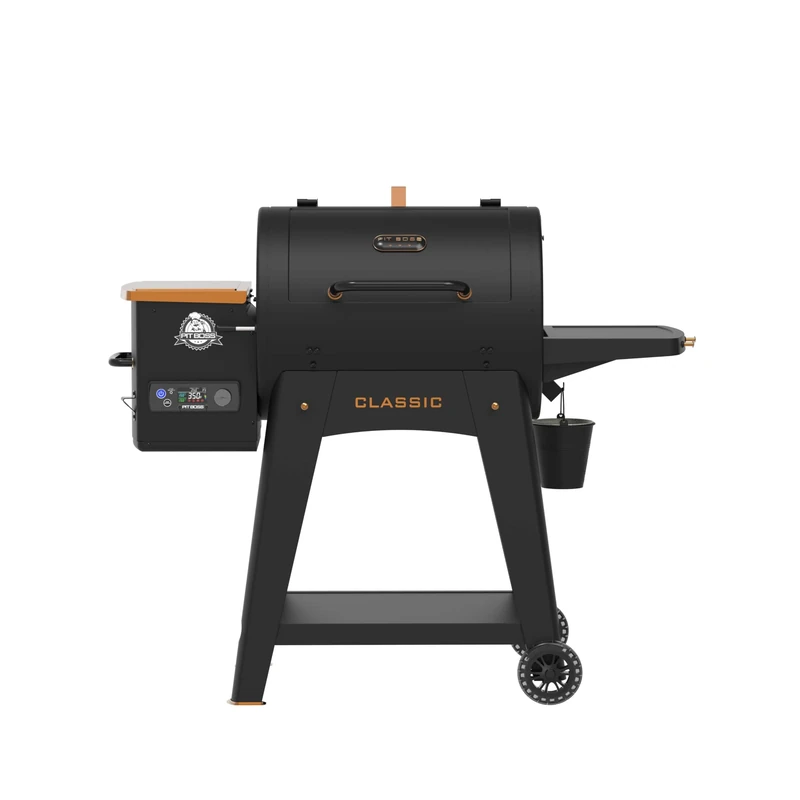 PIT BOSS Pellet Grill Classic Onyx Edition, Wood Pellet Smoker, 4769 cm² Cooking Area, BBQ, Direct Grilling