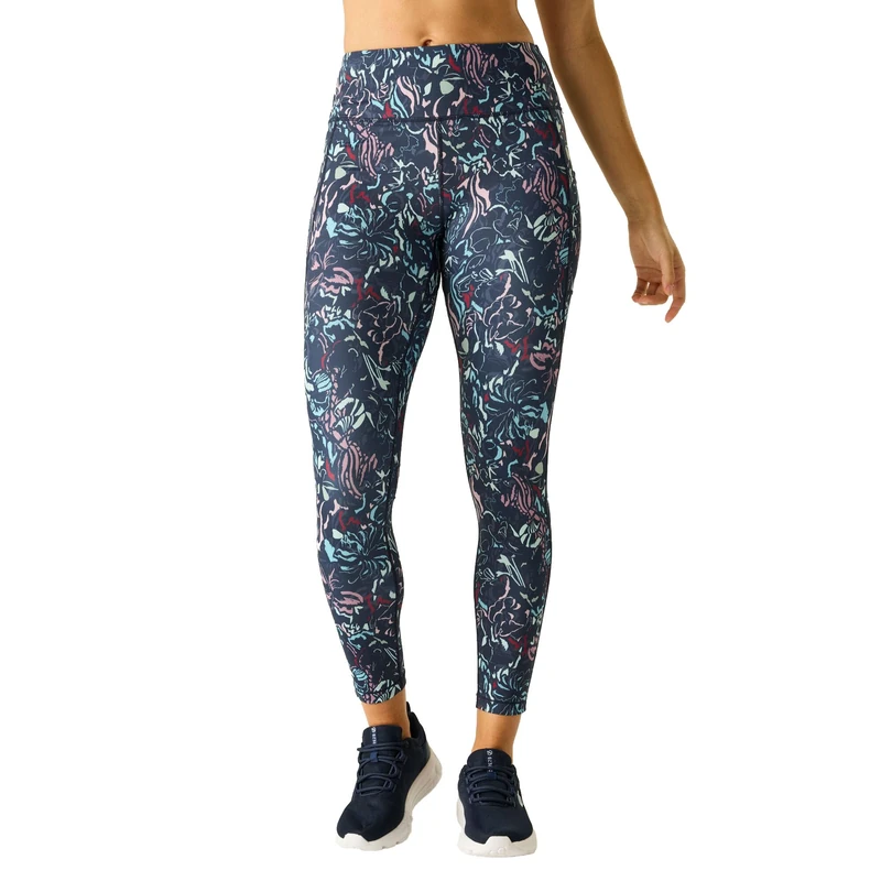 Dare2b Women's Influential II Gym Leggings, UV Protected Quick Dry Yoga Pants - Image 1