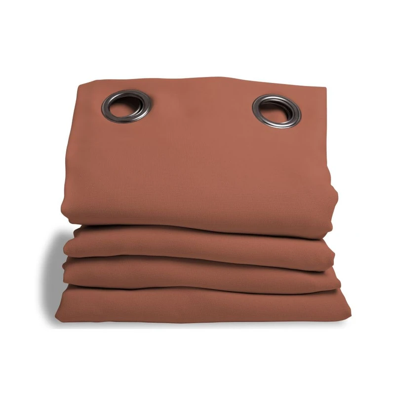 Moondream DecibelControl™ 3-in-1 Noise Cancelling Curtain | Noise Insulation | Thermal Winter + Summer | 100% Blackout | Patented Technology | Made in EU | Eyelets | Red MC7005 | 135L x 250H cm - Image 1