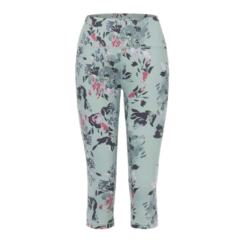 Dare2b Women's Influential II 3/4 Gym Leggings, UV Protected Quick Dry Cycling Pants