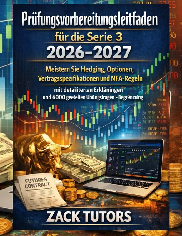 Prüfungsvorbereitungsleitfaden für die Serie 3 2026-2027: Meistern Sie Hedging, Optionen, Vertragsspezifikationen und NFA-Regeln mit detaillierten ... und 6000 gezielten Übungsfragen – Begründung - Image 1