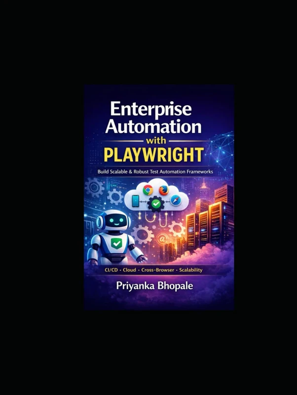 Enterprise Test Automation Framework Architecture: Design Scalable, Reliable & CI/CD-Ready Automation Systems with Playwright & TypeScript (Free on Kindle)
