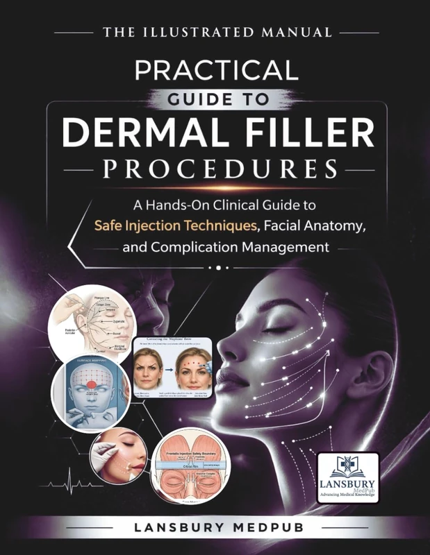 THE ILLUSTRATED MANUAL • PRACTICAL GUIDE TO DERMAL FILLER PROCEDURES: A Hands-On Clinical Guide to Safe Injection Techniques, Facial Anatomy, and Complication Management - Image 1