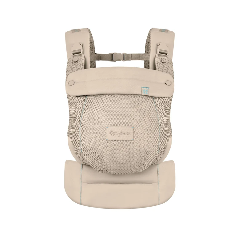 CYBEX Gold AMYA Baby Carrier, from Birth to Approx. 3 Years, Child’s Weight min. 3.2 kg to max. 15 kg, Weight 760 g, self-Adjusting Design, Breathable Fabric, Almond Beige
