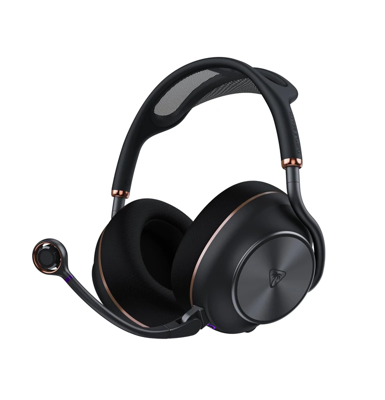 Turtle Beach Stealth Pro II Black Premium Wireless Gaming Headset for PC, PS5 and PS4 - Certified Hi-Res Wireless Audio, Active Noise Cancellation, CrossPlay 2.0 Multiplatform Wireless, 24-bit Audio