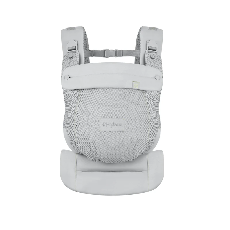 CYBEX Gold AMYA Baby Carrier, Suitable from Birth to Approx. 3 Years, Child’s Weight min. 3.2 kg to max. 15 kg, Weight 760 g, self-Adjusting Design, Breathable Fabric, Fog Grey