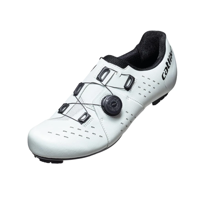 Catlike 7200900006 Whisper R2 Adult Road Cycling Shoes, Lightweight, Stiff Composite Sole, Microfiber, Breathable, Aerodynamic Fit, Ergonomic, MOZ Single-Knob, Size 43, Iridescent Matte