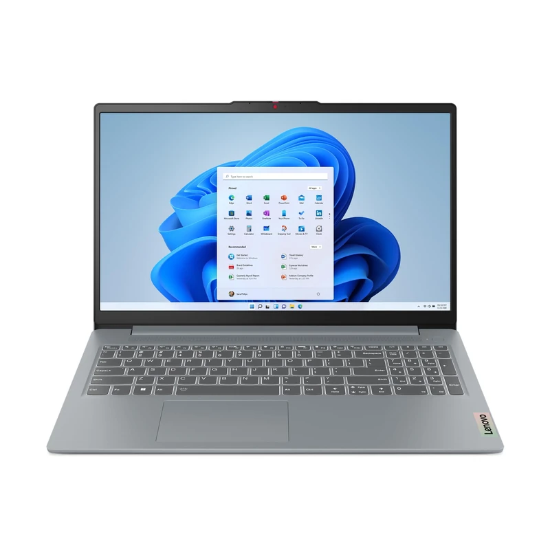 Lenovo IdeaPad Slim 3 Gen 8 | 15.6 inch FHD Laptop | AMD Athlon Silver 10 | AMD Radeon 610M Graphics | 8 GB RAM | 128 GB SSD | Wi-Fi 6 | USB-C | Windows 11 Home | Non-Backlit Keyboard | Arctic Grey