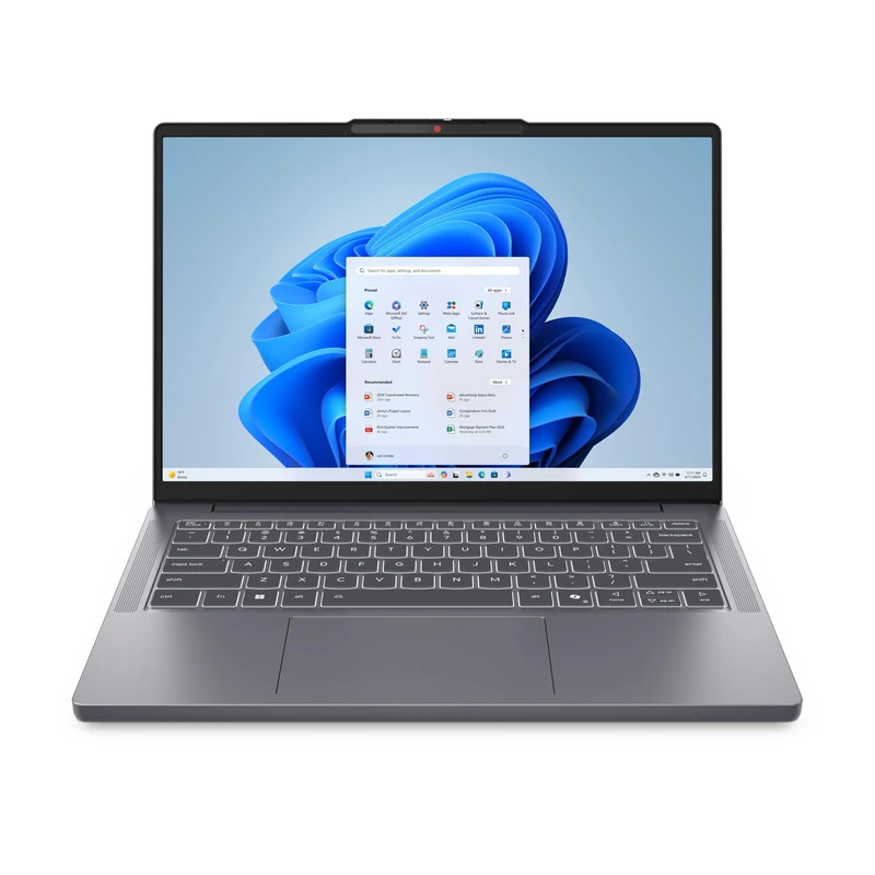 Lenovo IdeaPad Slim 3 Gen 10 | 14 inch WUXGA Laptop | AMD Ryzen 5 150 | AMD Radeon 660M Graphics | 8 GB RAM | 256 GB SSD | Wi-Fi 7 | USB-C | Windows 11 Home | Non-Backlit Keyboard | Luna Grey
