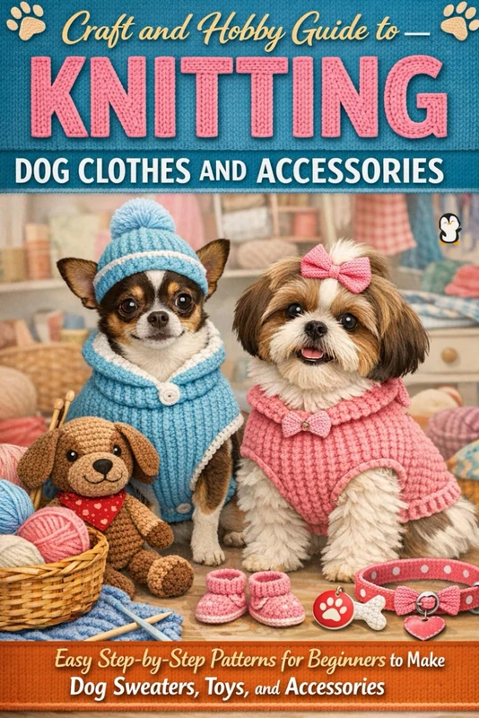 Stuffed Animals, Knitting, and Dog Clothes: Learn Knitting, Craft, and DIY Techniques for Dog Fashion - Image 1