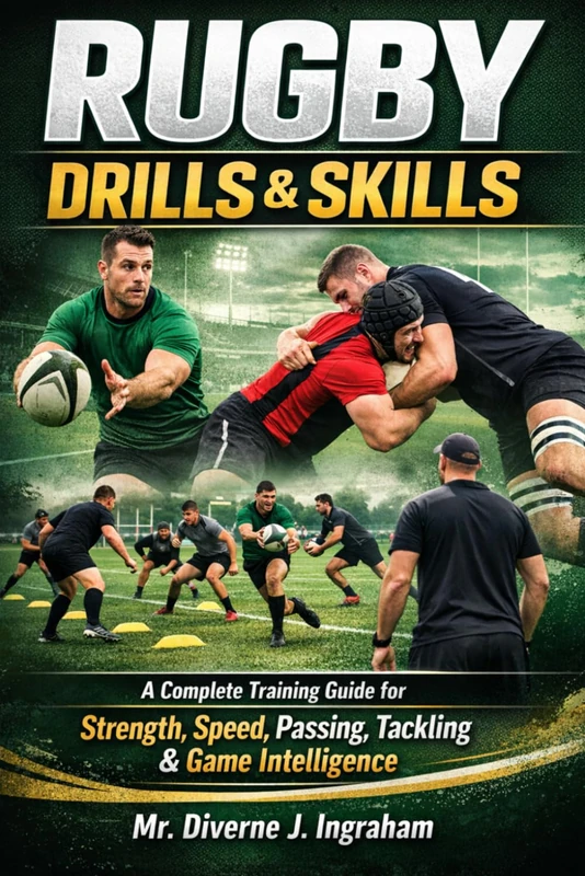 RUGBY DRILLS & SKILLS: A Complete Training Guide for Strength, Speed, Passing, Tackling & Game Intelligence (SPORTS Drills & Skills) - Image 1