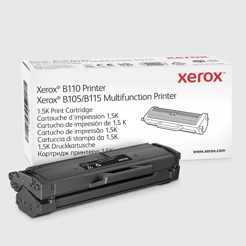 Xerox Genuine Black Toner Cartridge B110 / B105 / B115 (1,500 pages) - 006R04961