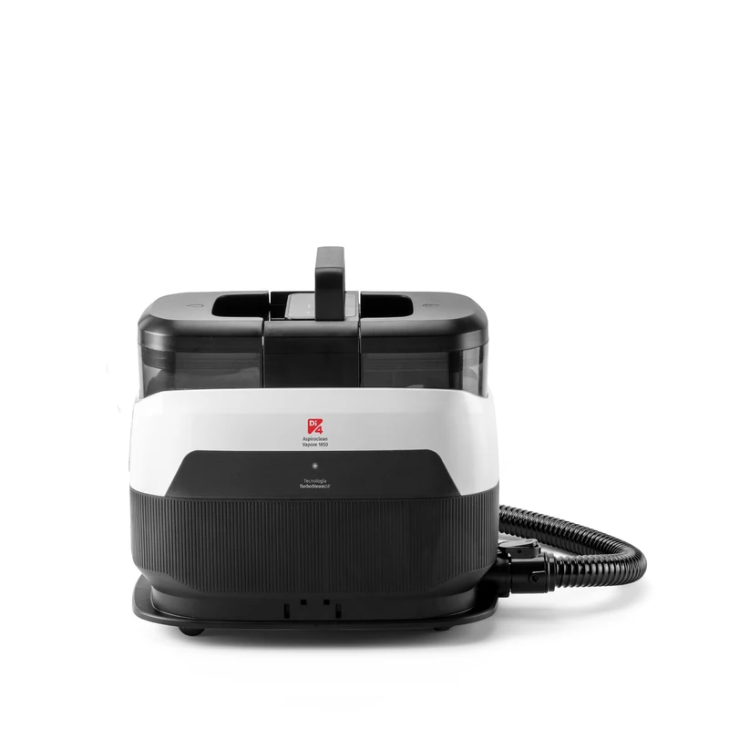 Di4 Aspiroclean Vapore 1650 Steam Cleaner, Power 1650W, Hot Water and Steam Function, Double Tank, Steam Cleaner Sofa, Carpets, Upholstery and Car, Accessories Included, Window Cleaner