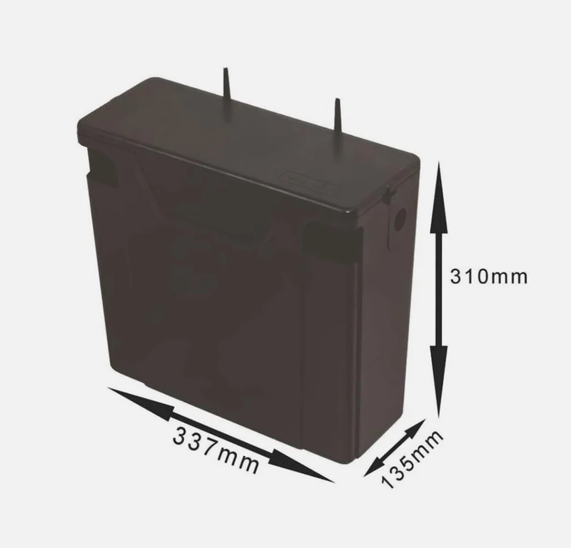 Fluidmaster 2000G-032-30 Compact Concealed Cistern Pre-Assembled 6/4Ltr