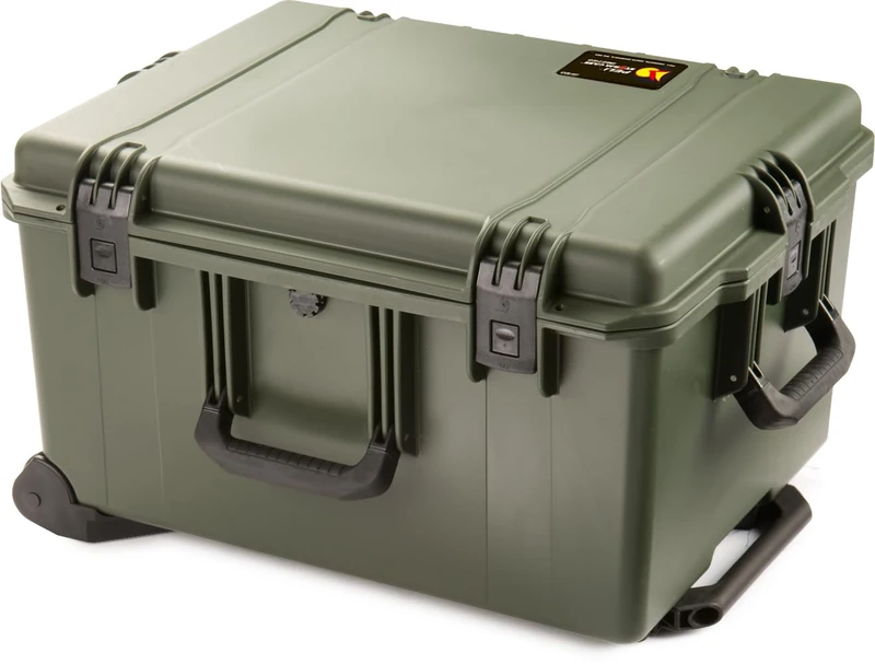 PELI iM2750 Protective Case; DSLR & Electronics Protection; Water & Dust Resistant; 78L; No Foam; OD Green