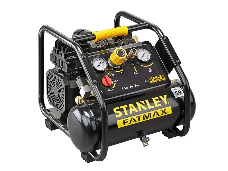 Stanley FMXCMS156HE FatMax® SILTEK Compressor 1.5 HP 8 Bar, Utilises oilless Technology, no Need in Maintenance and Respect The Environment.