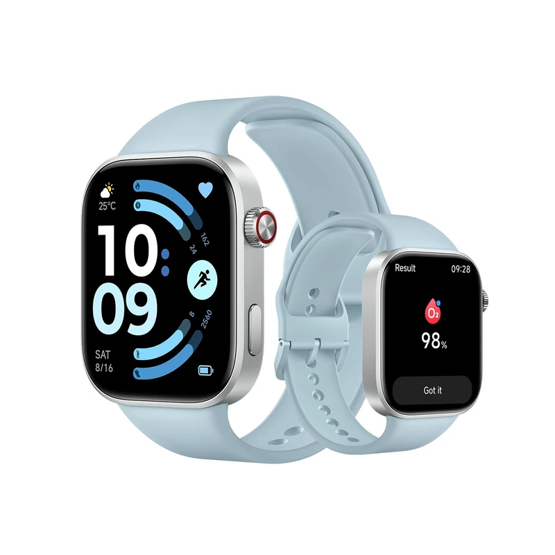 XIAOMI Redmi Watch 6, Smart Watch for Men Women, 2.07'' AMOLED, Activity Tracker with Heart rate/Sleep/Stress Tracking, 150+ Sports modes, 24 days battery life, 5ATM, GPS, Android&iOS, Blue