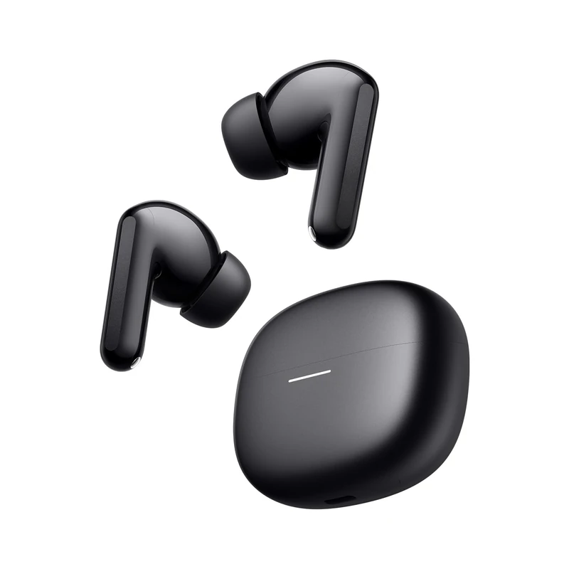 XIAOMI Redmi Buds 8, True Wireless Earbuds, 50dB Active Noise Cancellation, 3-mic AI calls, 11mm dynamic driver, Hi-Res Audio, Up to 11h+44h Battery Life, IP54, Black - Image 1