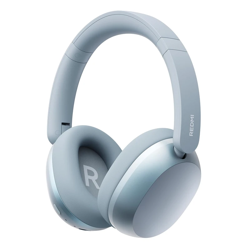 XIAOMI Redmi Headphones Neo, 42dB Adaptive Active Noise Cancellation, Wireless Over-Ear Bluetooth 5.4, 72h battery life, Hi-Res Wired Audio, Power Bass, 3-mic AI Calls, Fast Pair, Blue