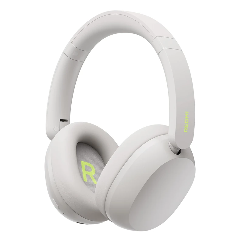 XIAOMI Headphones Neo Wireless Over-Ear Headphones, 40mm Dynamic Driver, Hi-Res Audio (Wired), 42dB Active Noise Cancellation, Triple-Mic AI Calls, 72H Battery, Fast Pair, White
