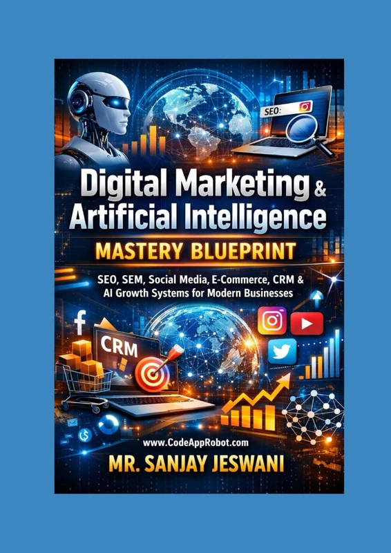 Digital Marketing & Artificial Intelligence Mastery Blueprint: SEO SEM Social Media E Commerce CRM & AI Growth Systems for Modern Businesses