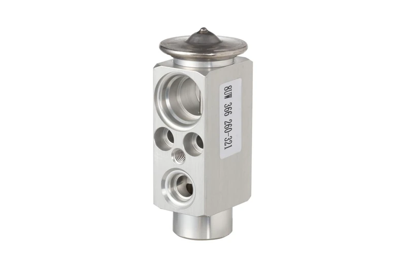 Hella 8UW 366 260-321 Expansion Valve, Air Conditioning - Aluminium - R 134a/R 1234yf - with Gaskets