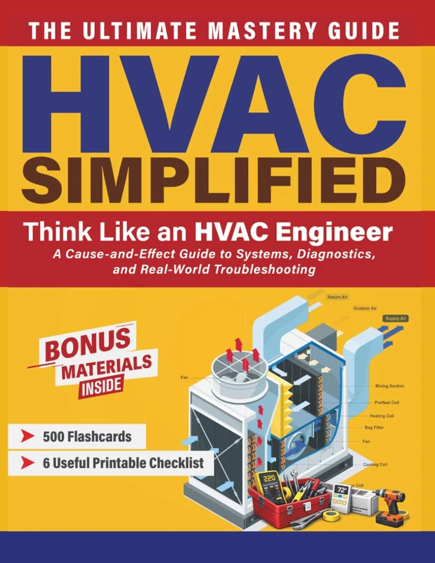 HVAC Simplified: Think Like an HVAC Engineer- A Cause-and-Effect Guide to Systems, Diagnostics, and Real-World Troubleshooting - Image 1