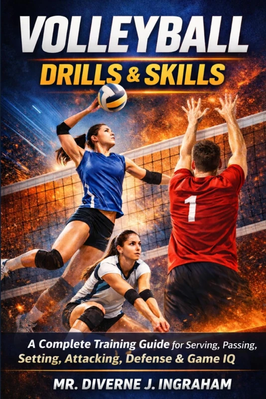 VOLLEYBALL DRILLS & SKILLS: A Complete Training Guide for Serving, Passing, Setting, Attacking, Defense & Game IQ (SPORTS Drills & Skills)